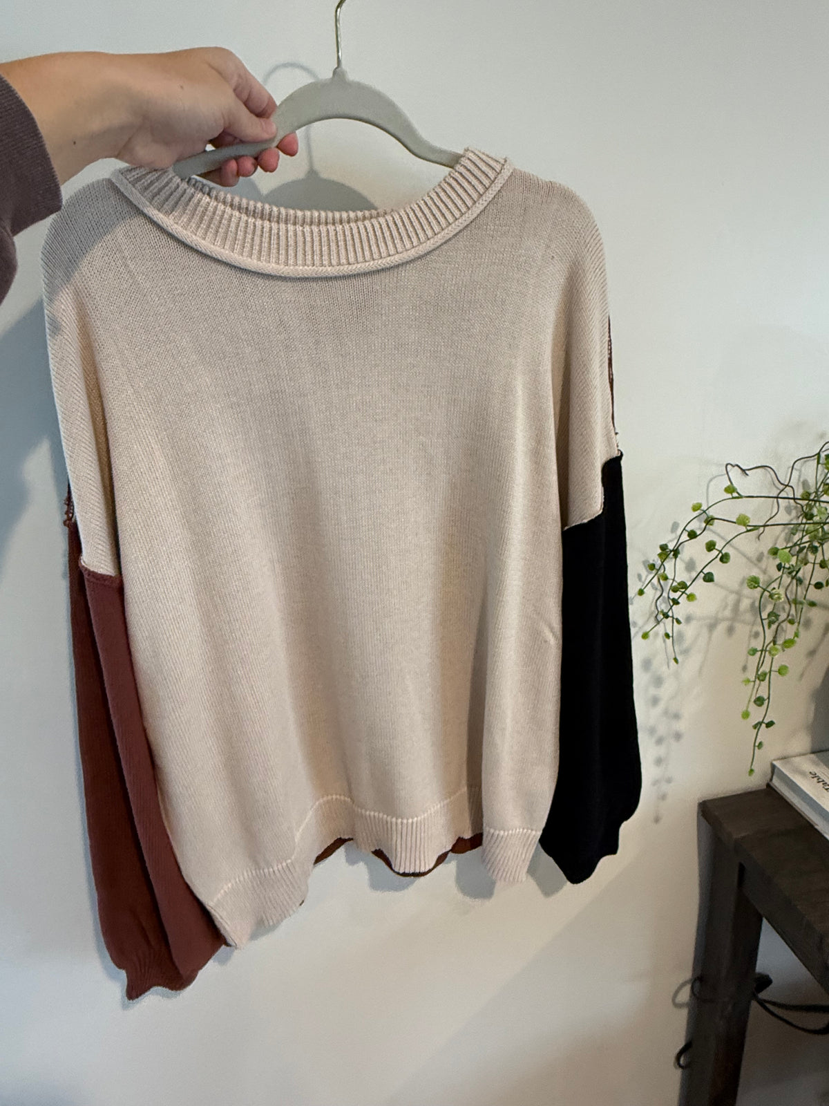 HALSEY COLOR BLOCK SWEATER