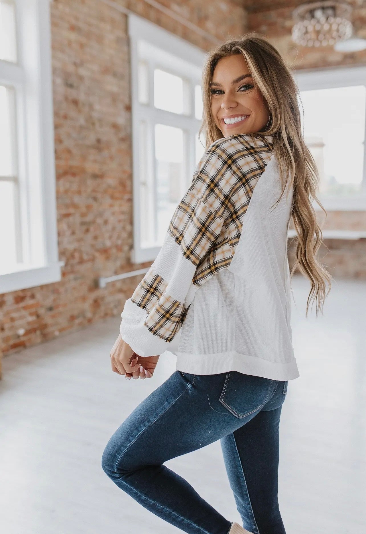 Remi Waffle Knit Top