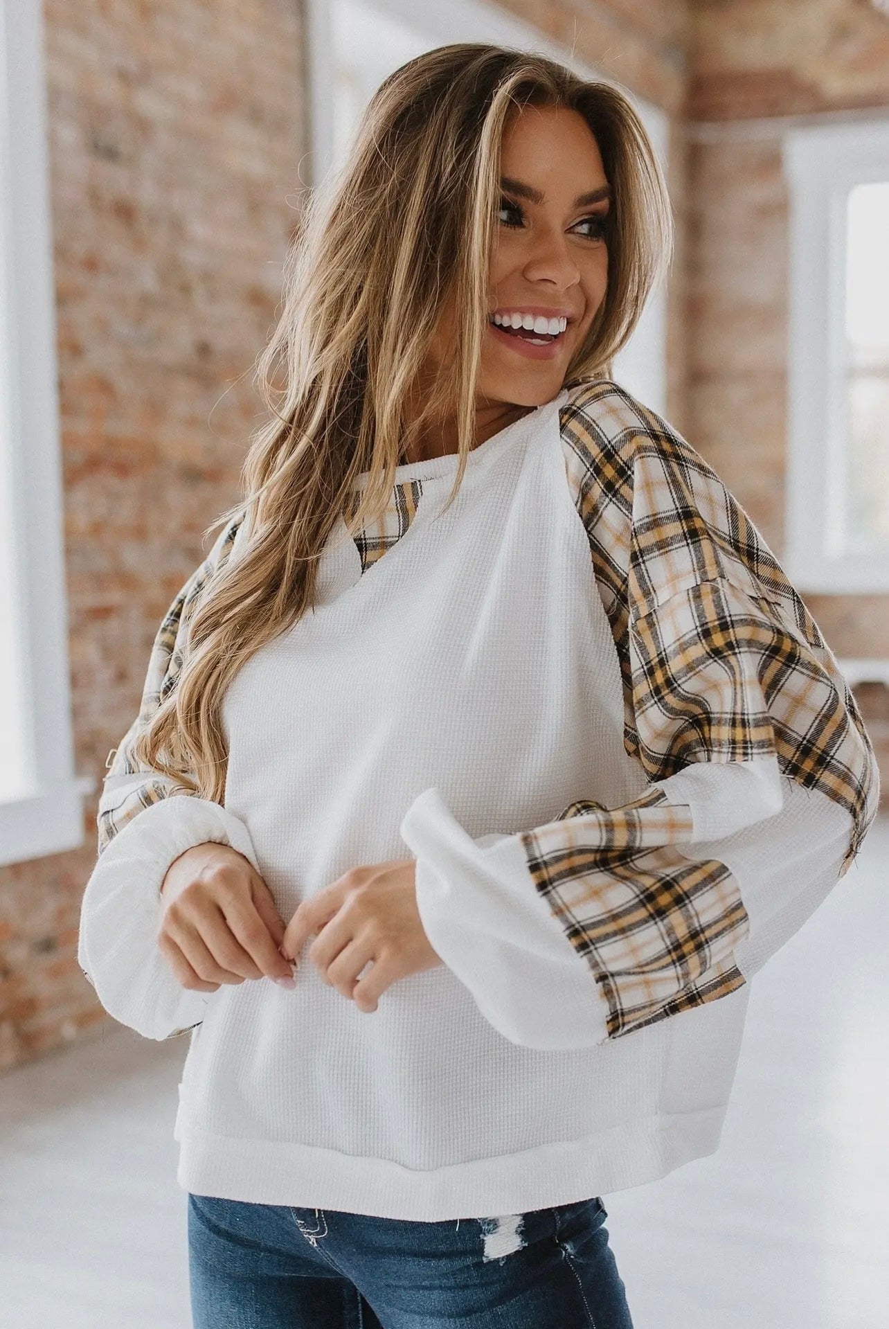 Remi Waffle Knit Top