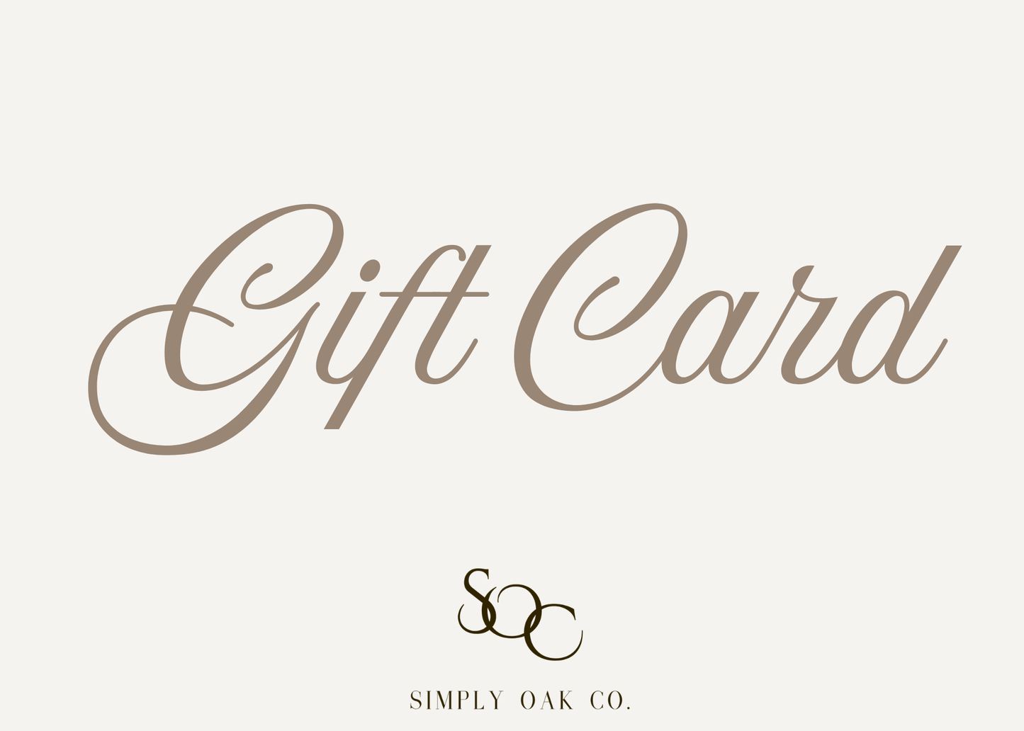 SOC Gift Card